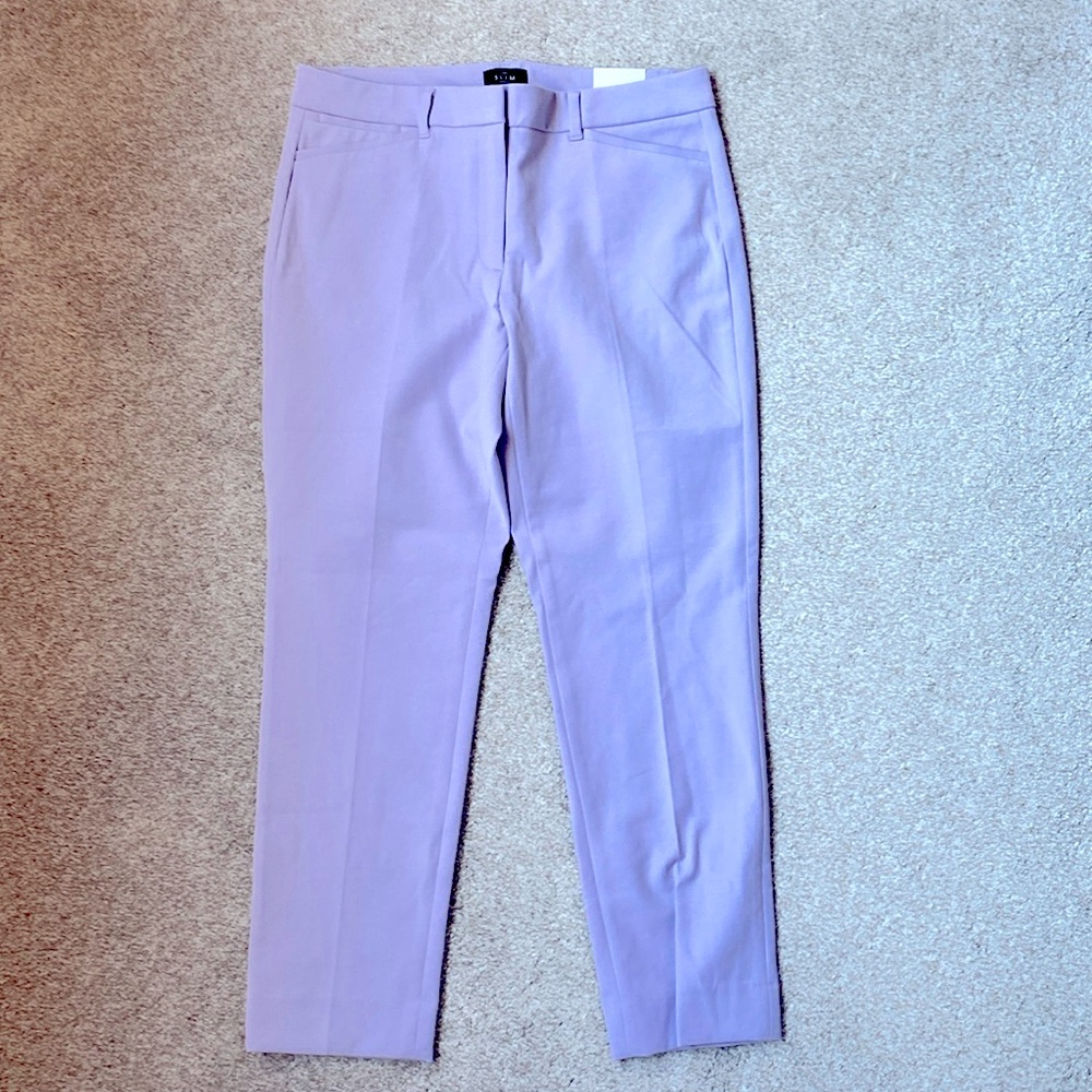 White house black market slim ankle pants cool wisteria. NWT. New with tags.